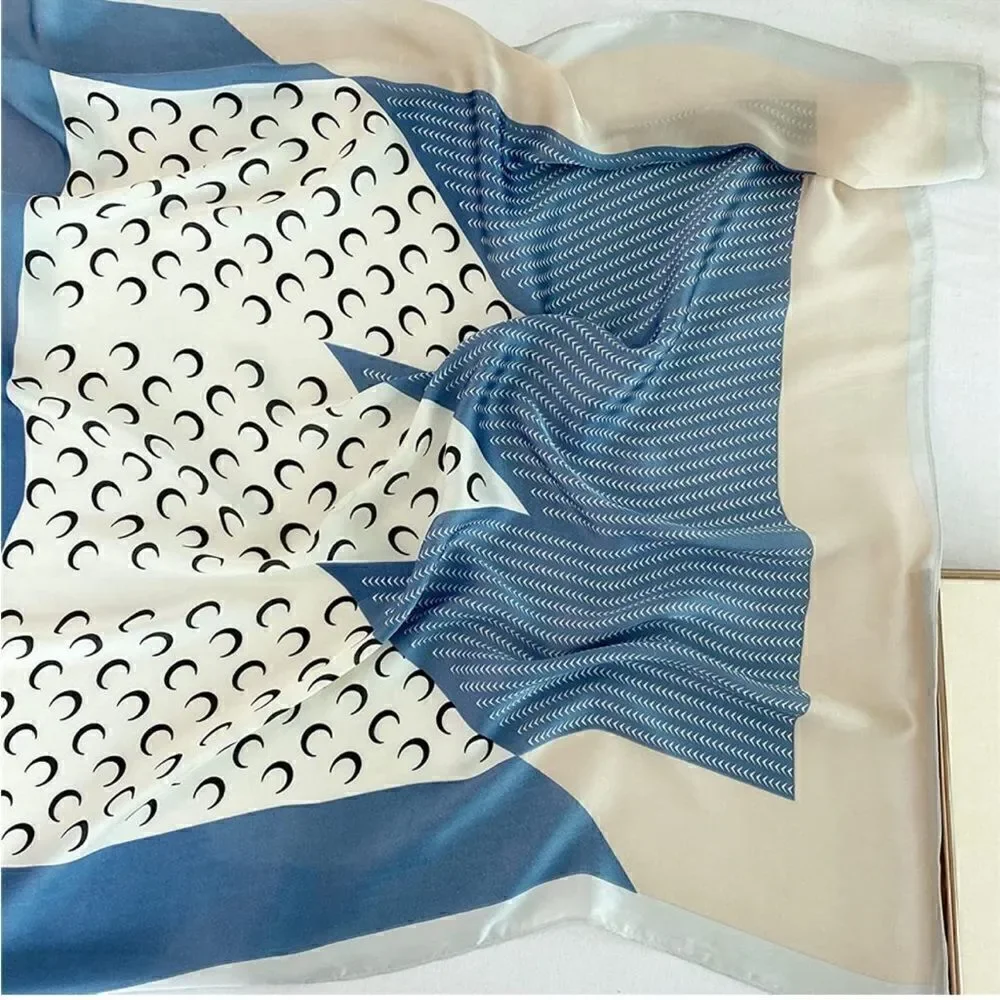 Blue Moon Silky Scarf